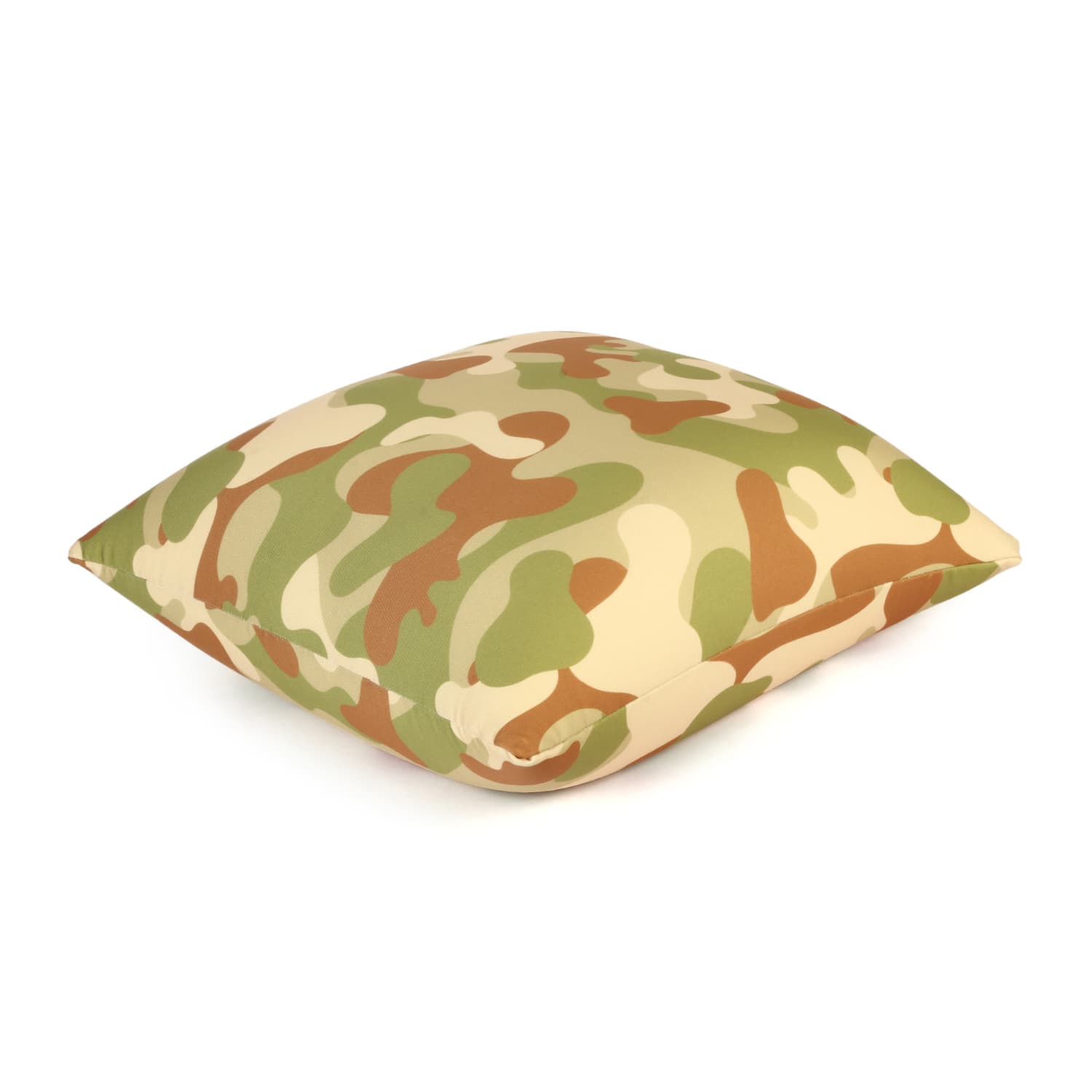 Orka Digital Printed Spandex Stretchable Fabric Microbeads Cushion (D3, Pack of 1)