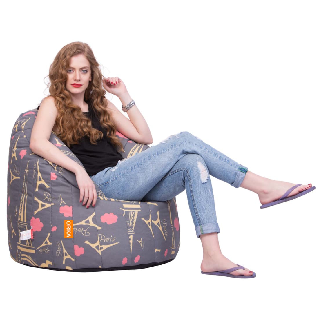 Orka Big Boss Chair XXXL Printed Paris Theme