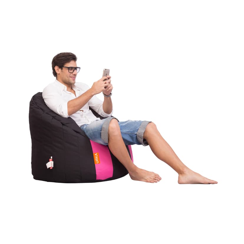 Can bean bags Classic XXXL Big Boss Chair (Pink, Black)