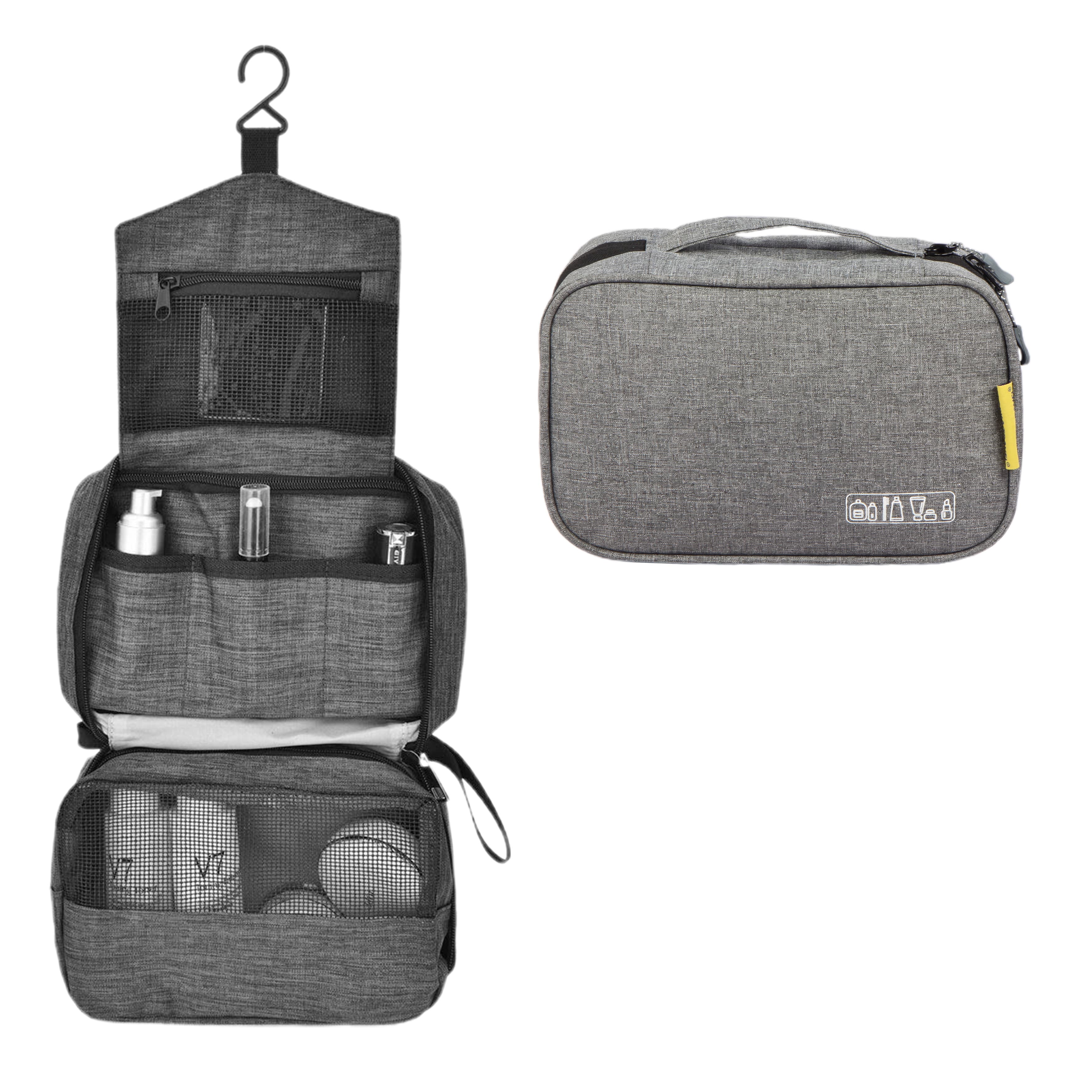 Orka Travel Oblique Cosmetic Bag Travel Makeup Bag for Women's Makeup Organizer for Unisex