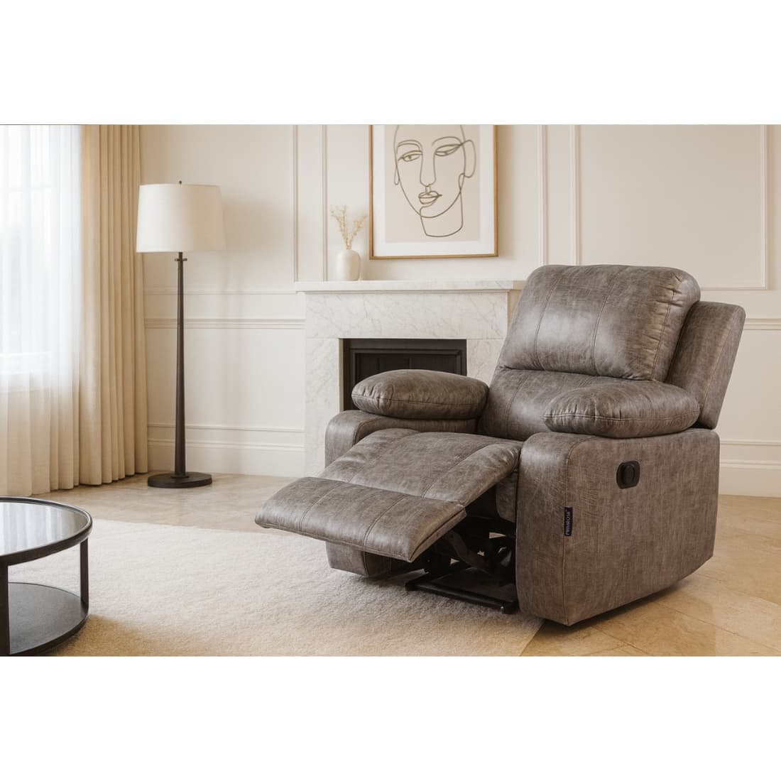 Primrose Daffodil Single Seater Living Room Recliner