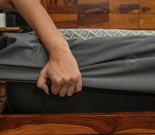 Matrix Ultra Soft Melange Cotton Breathable Hypoallergenic Waterproof Mattress Protector – King Size (78x72 inches, Grey)