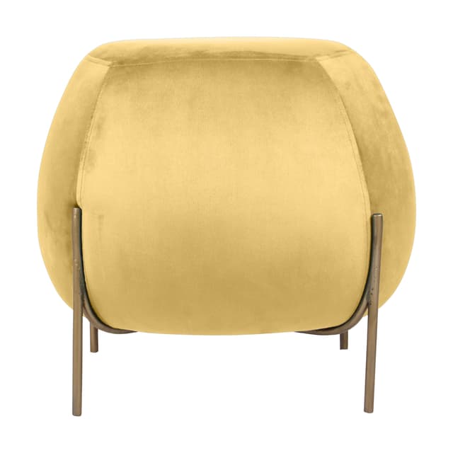 Primrose Otto Ottoman Sitting, Pouffes Stool for Living Room - Yellow