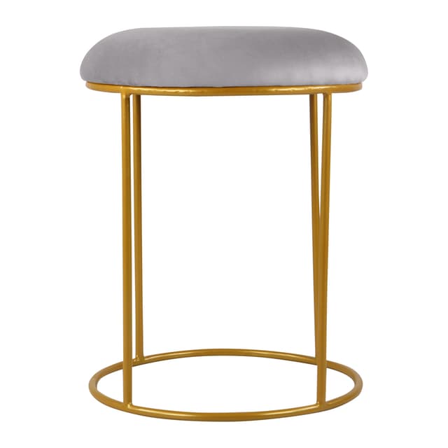 Primrose Dupont Ottoman Sitting, Pouffes Stool for Living Room - Grey