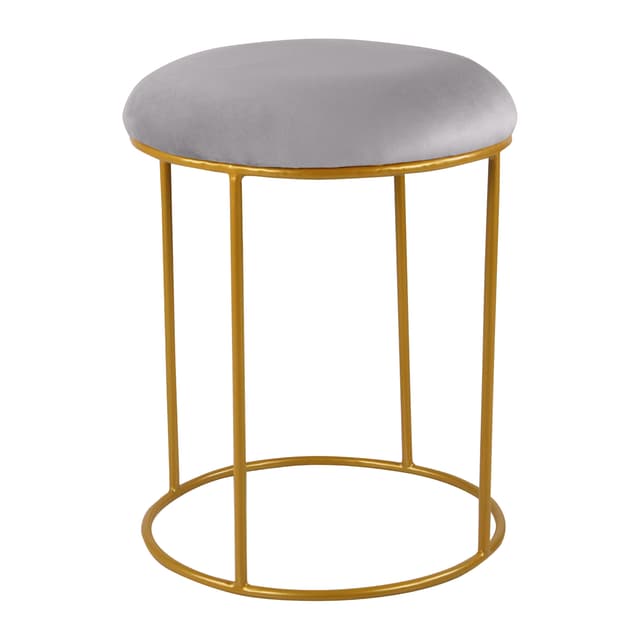 Primrose Dupont Ottoman Sitting, Pouffes Stool for Living Room - Grey