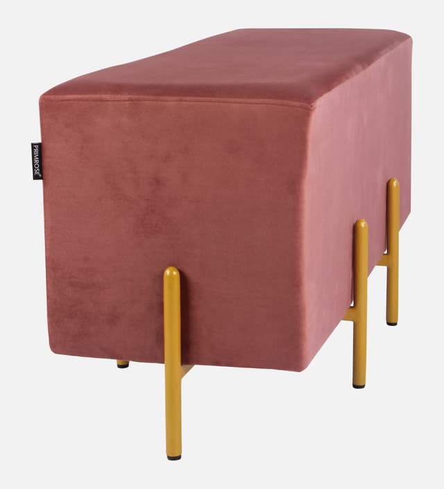 Primrose Fresca Ottoman Sitting, Pouffes Stool for Living Room - Rose