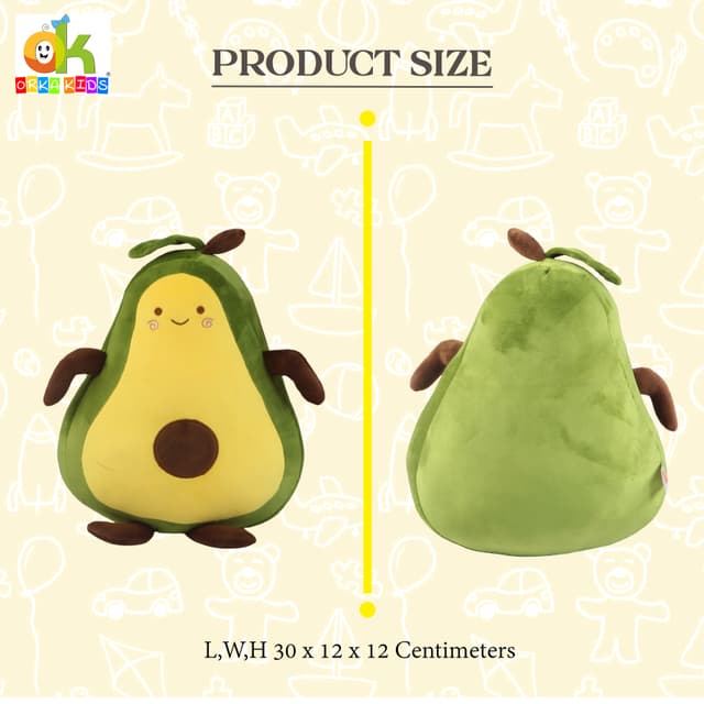Orka Kids Soft Toys Long Soft Lovable Huggable Cute Giant Life Size Teddy Bear Plush & Stuffed Toys (35cm, Avocado)