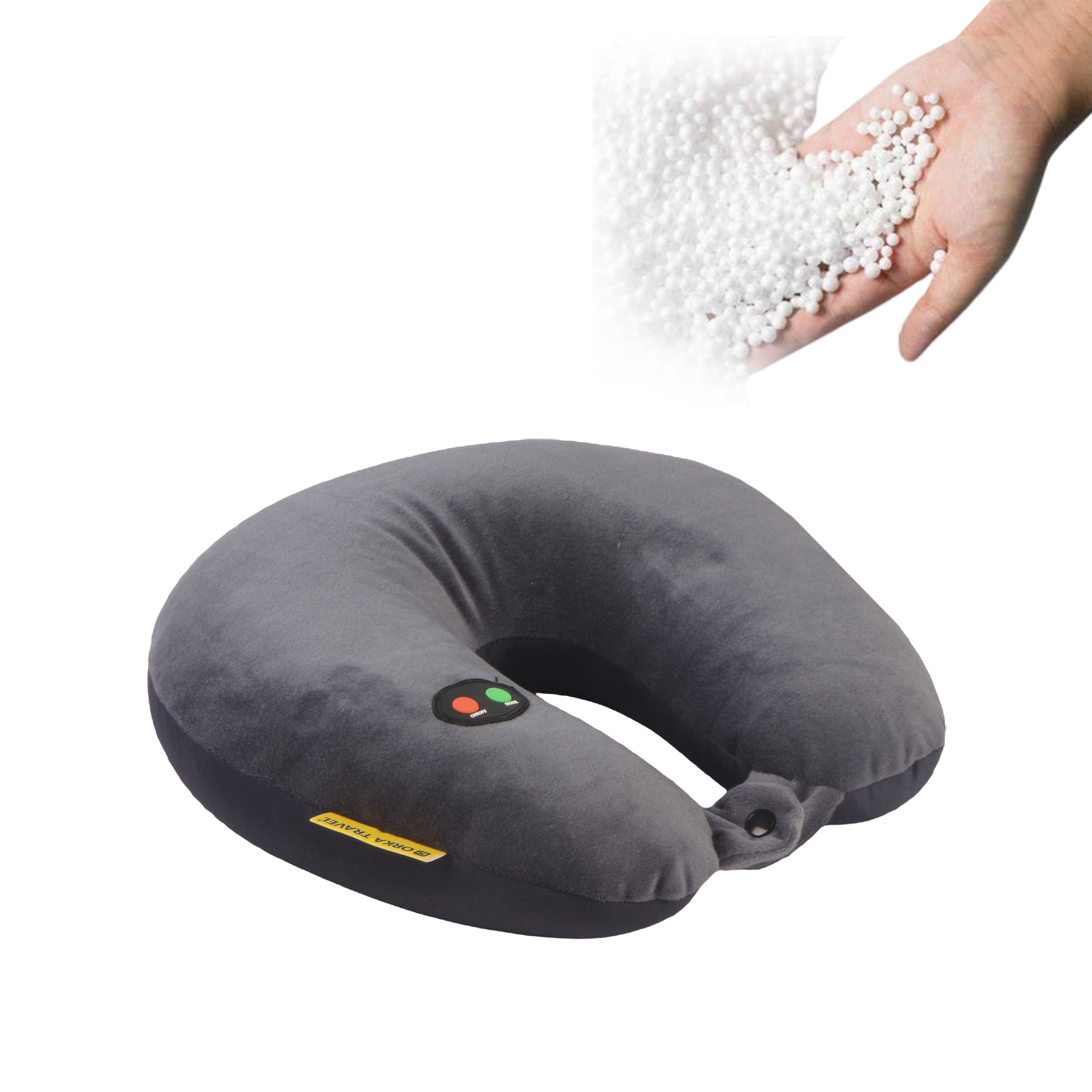Orka Travel Microbeads Massager U Neck - Grey view 6