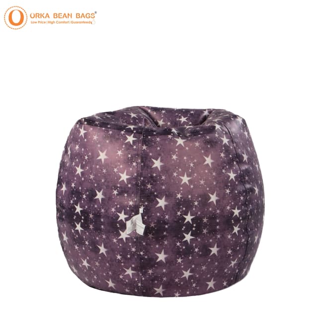Orka Digital Printed Star XXXL Bean Bag Filled With Beans