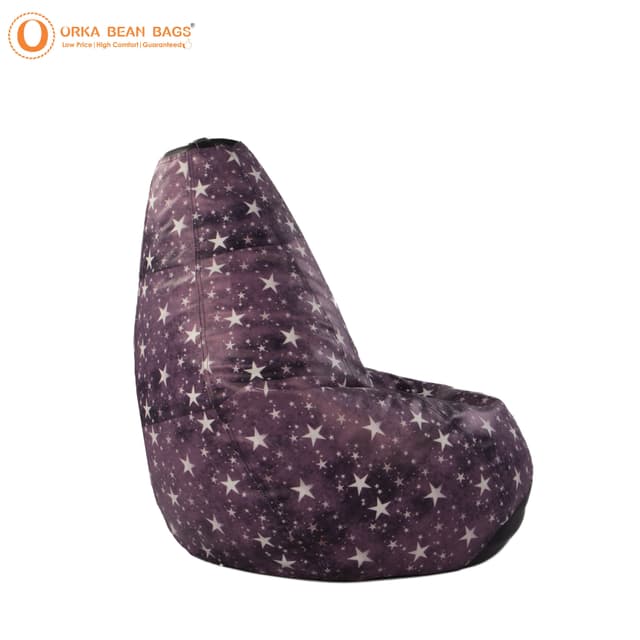 Orka Digital Printed Star XXXL Bean Bag Filled With Beans