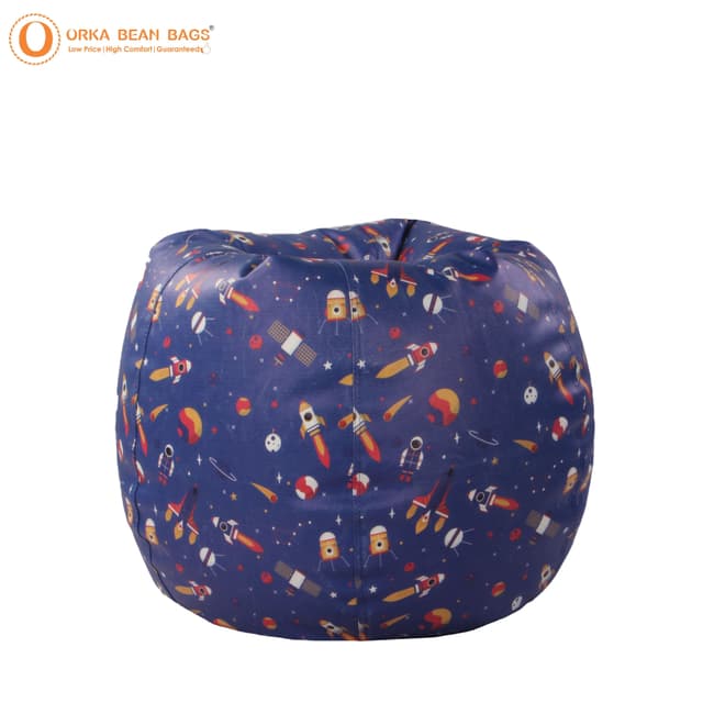 Orka Digital Printed XXXL Bean Bag Filled With Beans