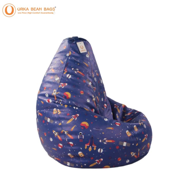 Orka Digital Printed XXXL Bean Bag Filled With Beans