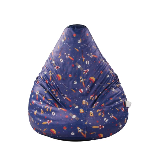 Orka Digital Printed Jumbo Bean Bag Filled With Beans