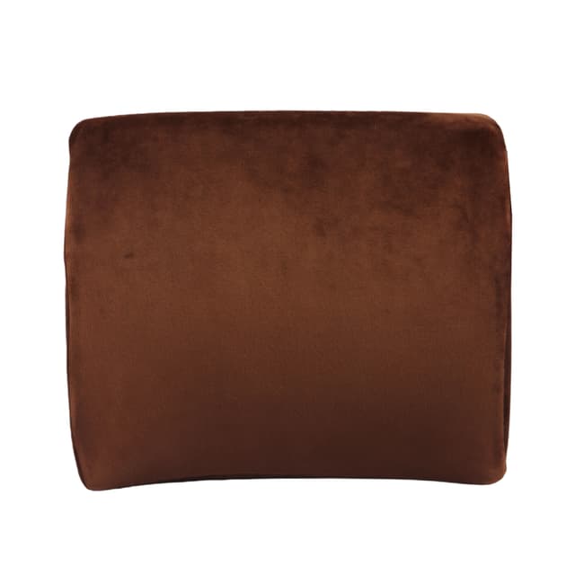 ORKA TRAVEL Elle Orthopedic Optimal Back Support Cushion with Memory Foam (Brown)