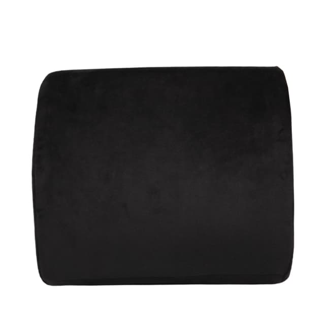 ORKA TRAVEL Elle Orthopedic Optimal Back Support Cushion with Memory Foam (Black)