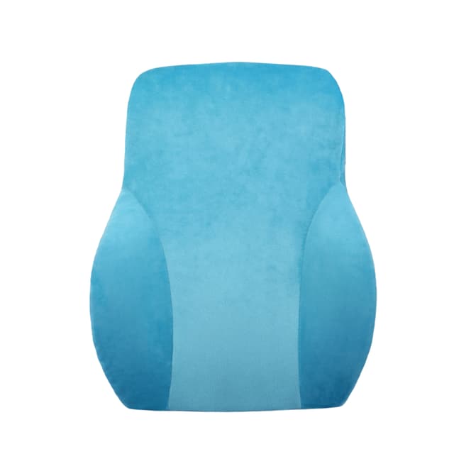 ORKA TRAVEL Presto Orthopaedic Mid-Backrest Cushion with Memory Foam (Ortho Backrest) (Teal)