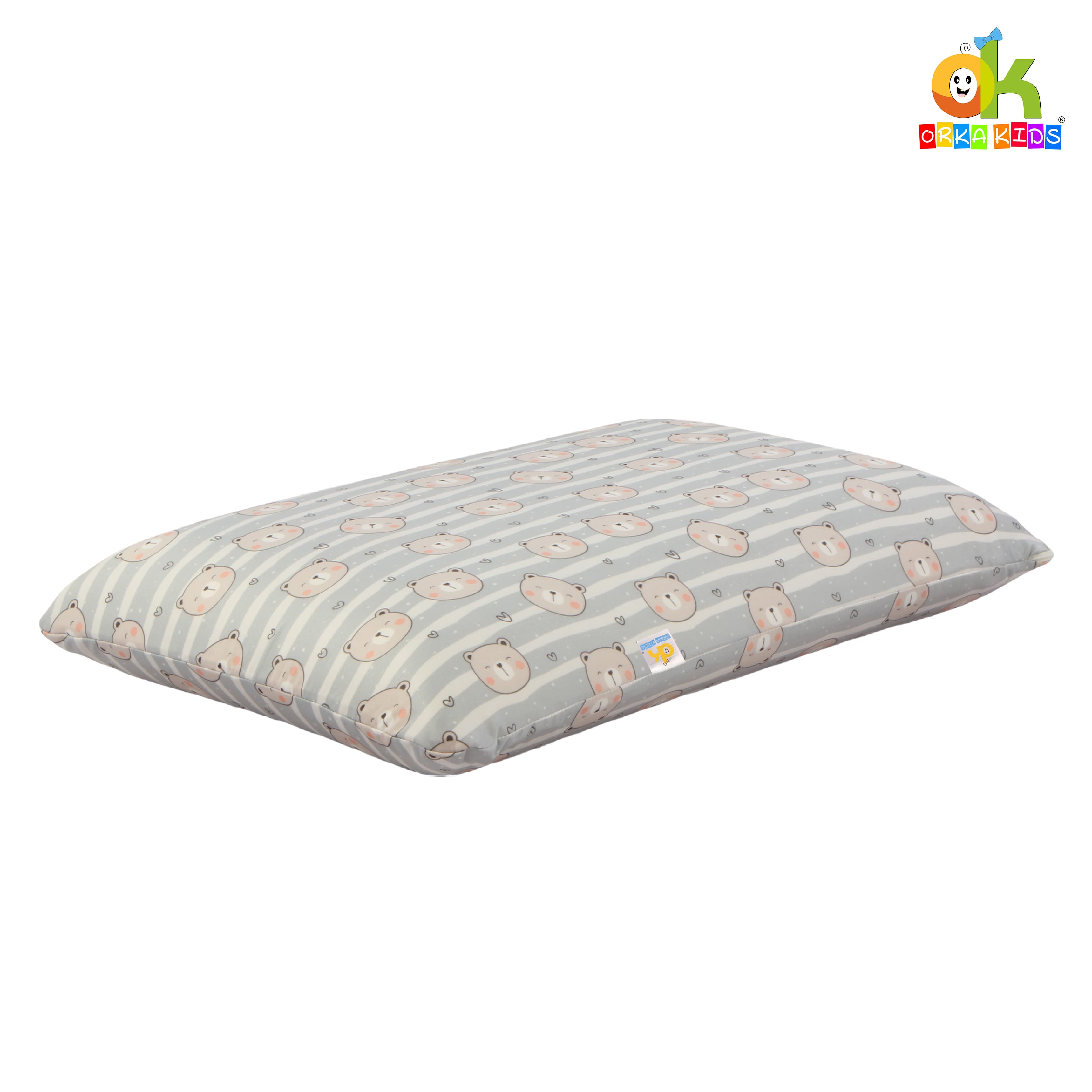 Orka Kids Memory Foam Pillow Bear Design view 3