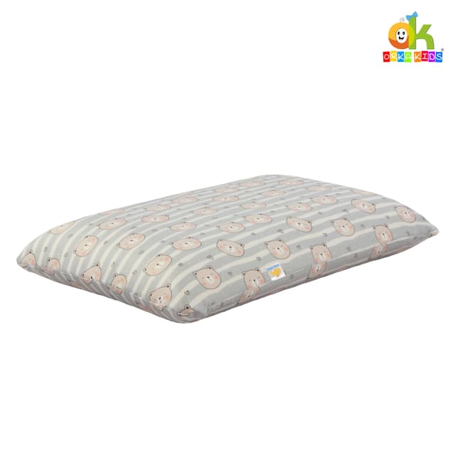 Orka Kids Kids Eco Rectangular Neck Support Pillow for Sleeping & Shoulder Pain Memory Foam Toons & Characters Orthopaedic Pillow Pack of 1  (Little Bunny)