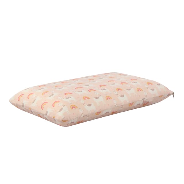 Orka Kids Kids Eco Rectangular Neck Support Pillow for Sleeping & Shoulder Pain Memory Foam Toons & Characters Orthopaedic Pillow Pack of 1  (Rainbows Crib)