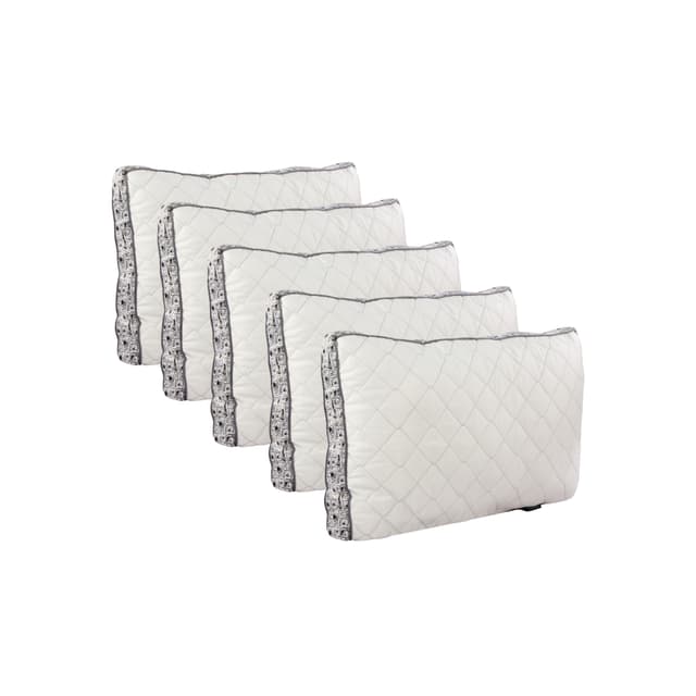 OrkaSleep Luxe Luxurious Microfiber Quilted Polyester Fibre 27x17 inch Microfibre Printed Sleeping Pillow Pack of 5(Astronaut Space)