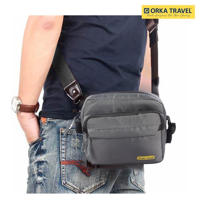Mini Crossbody Bag, Small Shoulder Bag, Messenger Bag for Cell Phone,Travel,Office,Business, Grey