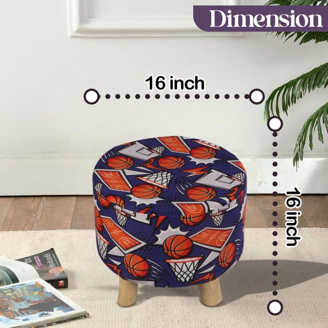 Primrose Emily Ottoman (Basketball Hoop, Pack of 1)