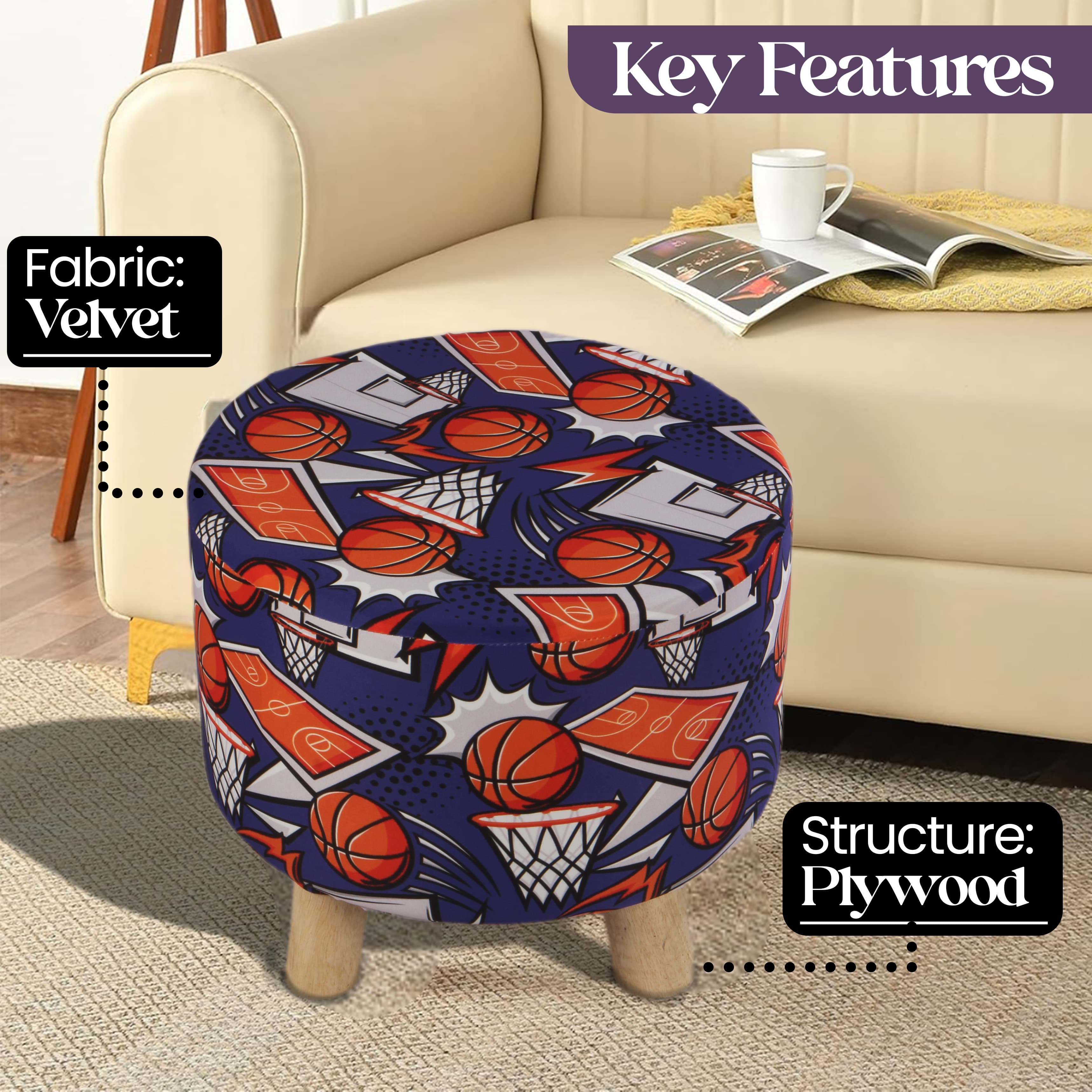 Primrose Emily Ottoman, Pack of 1 view 5