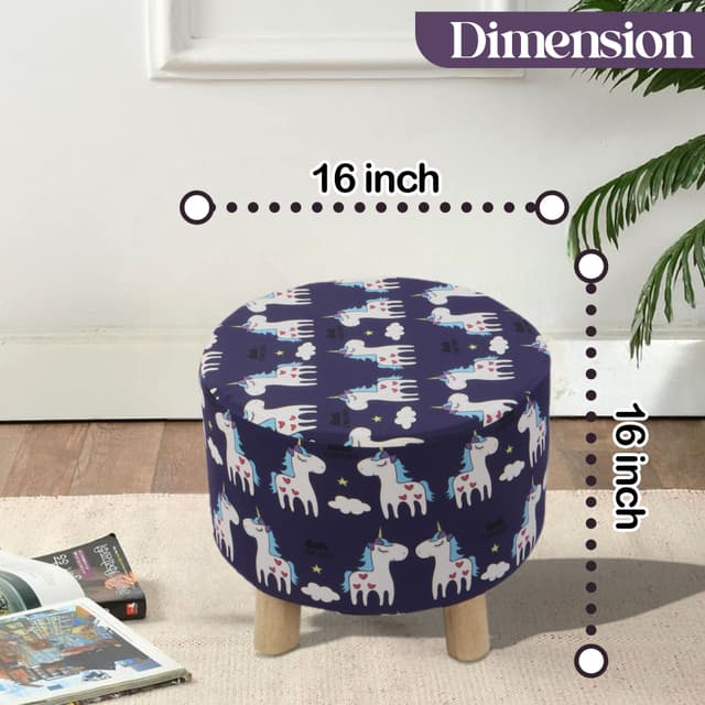 Primrose Emily Ottoman (Unicorn Rainbow, Pack of 1)