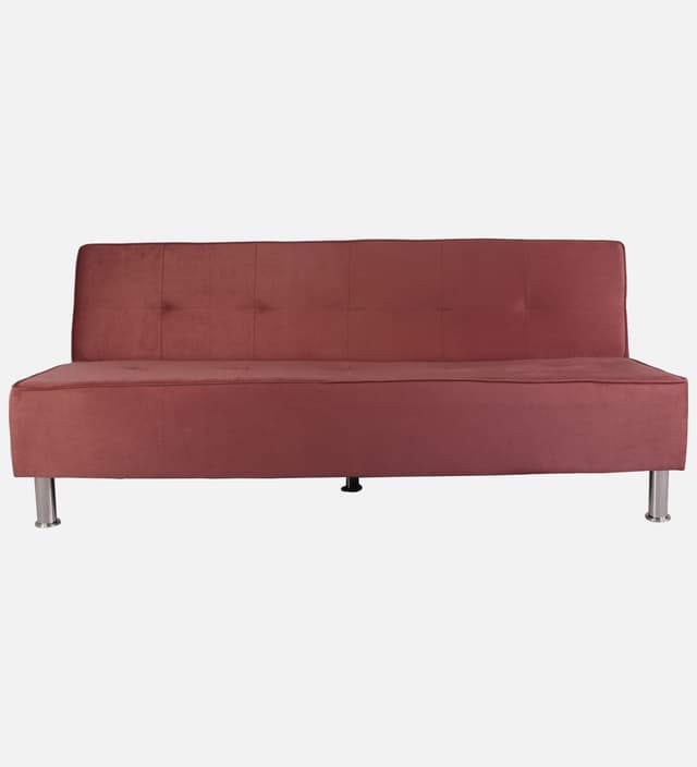 Primrose Cyrus 3 Seater Sofa Cum Bed - Pink