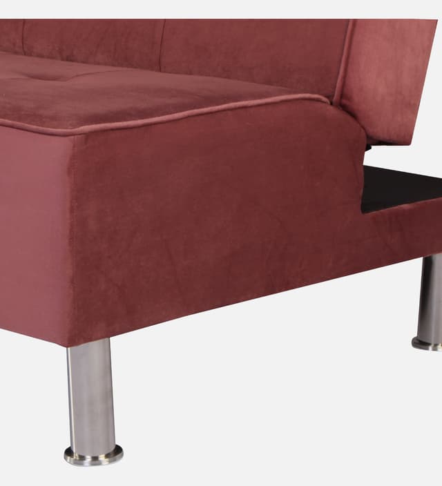 Primrose Cyrus 3 Seater Sofa Cum Bed - Pink