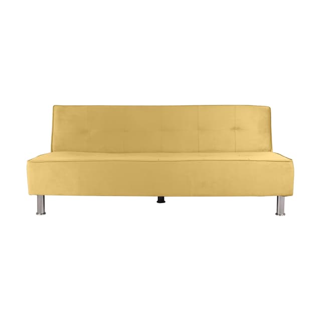 Primrose Cyrus 3 Seater Sofa Cum Bed - Yellow