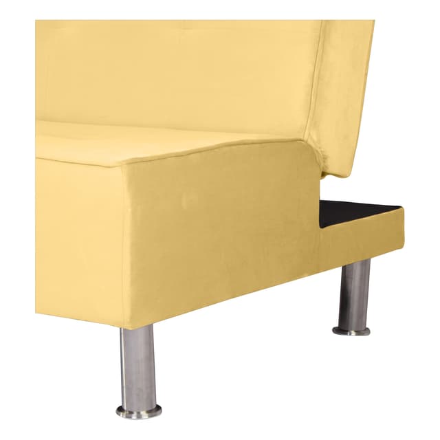 Primrose Cyrus 3 Seater Sofa Cum Bed - Yellow