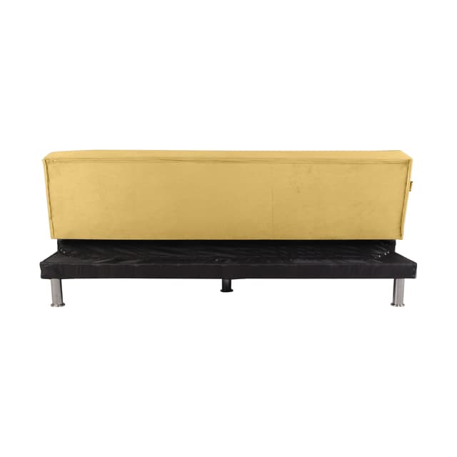 Primrose Cyrus 3 Seater Sofa Cum Bed - Yellow