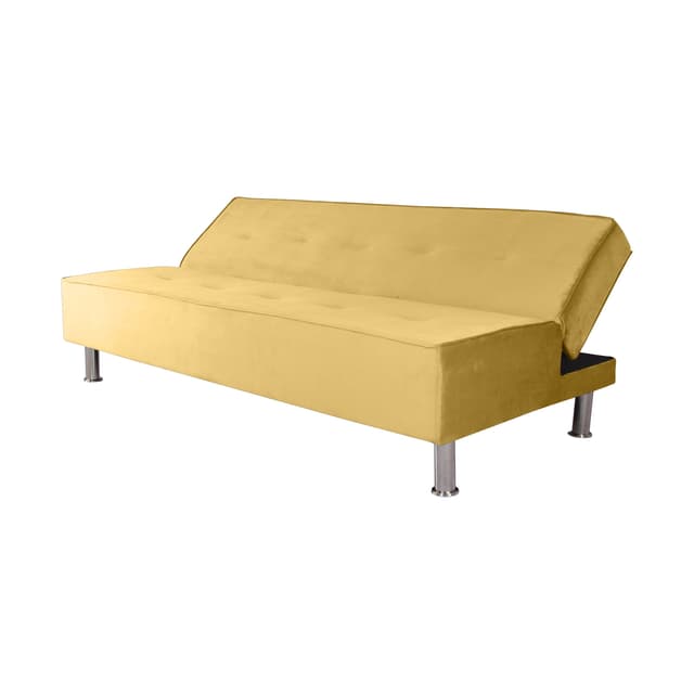 Primrose Cyrus 3 Seater Sofa Cum Bed - Yellow