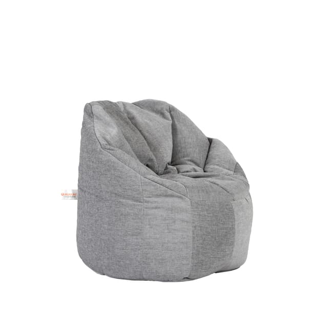 Orka Classic Big Boss Chair Filled With Beans - Grey