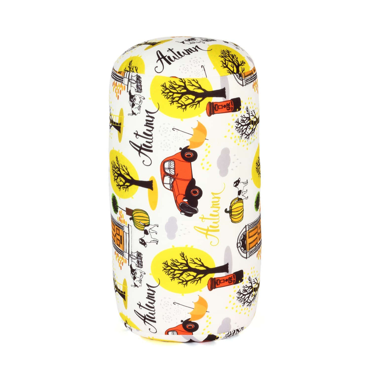 Orka Digital Printed Spandex Stretchable Fabric Microbeads Bolster (D6) view 4
