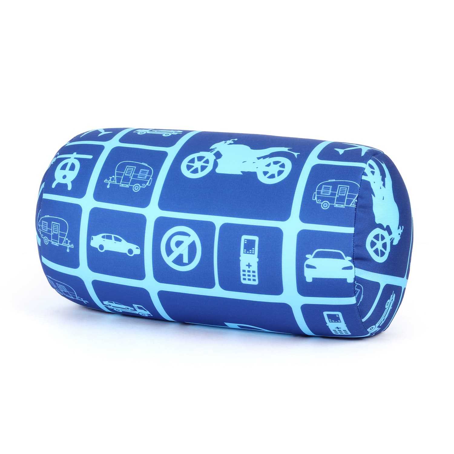 Orka Digital Printed Spandex Stretchable Fabric Microbeads Bolster (D23) view 3