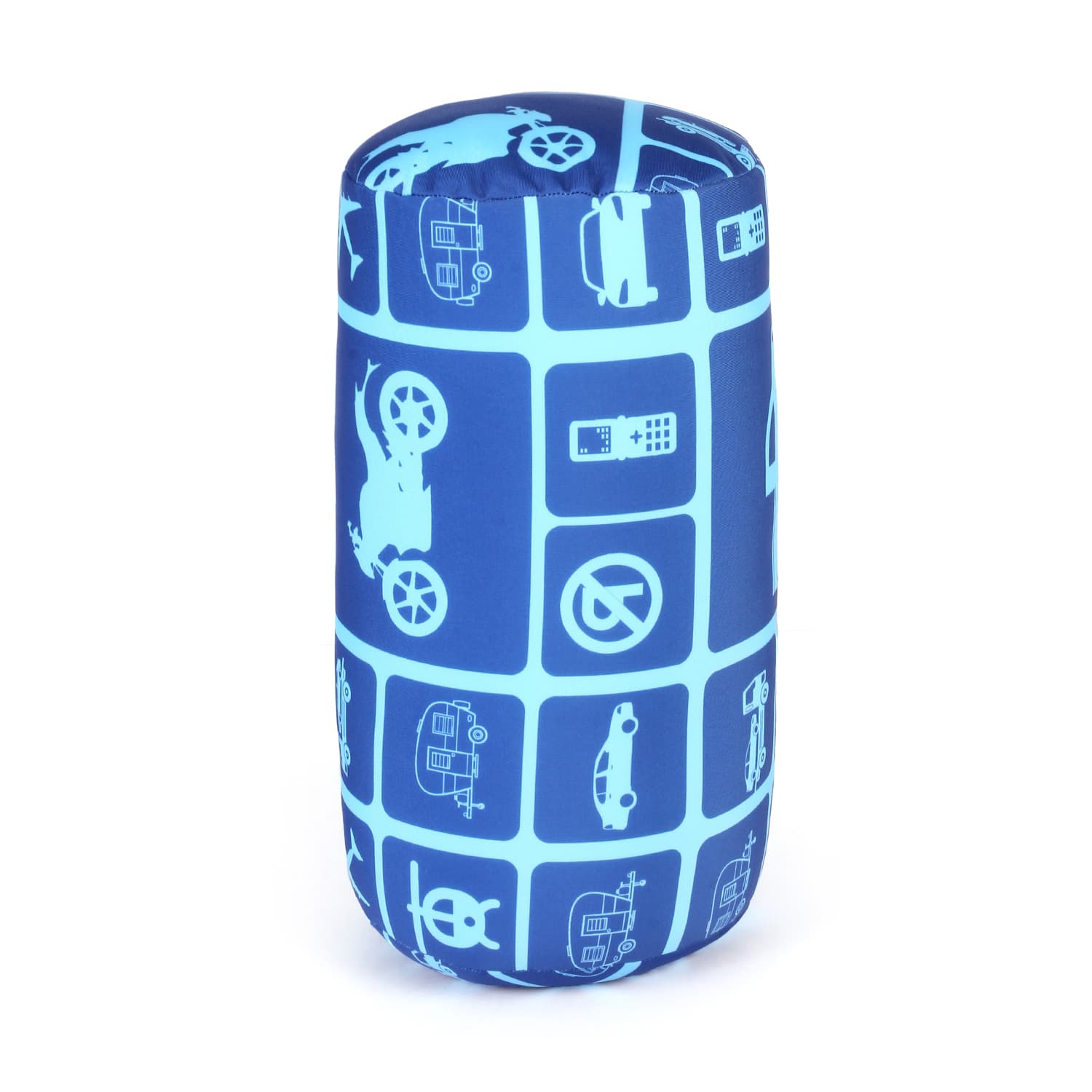 Orka Digital Printed Spandex Stretchable Fabric Microbeads Bolster (D23) view 4