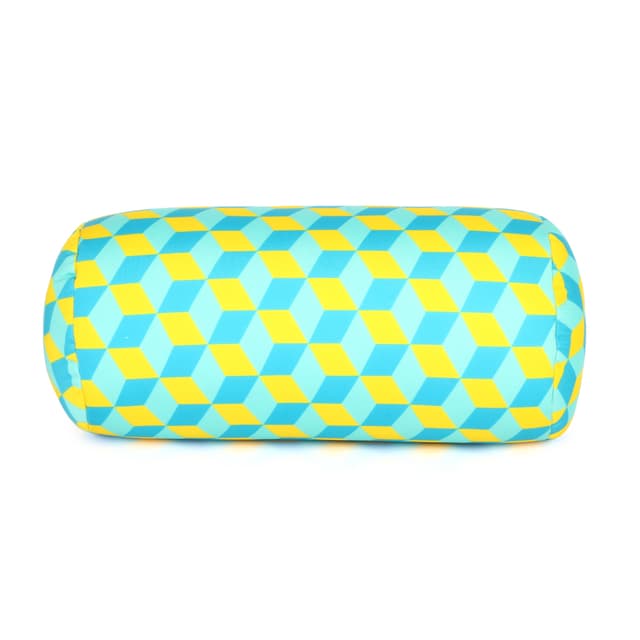Orka Digital Printed Spandex Stretchable Fabric Microbeads Bolster (D34)