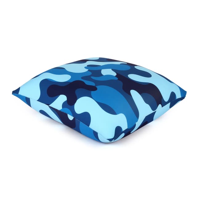 Orka Digital Printed Spandex Stretchable Fabric Microbeads Cushion (D4, Pack of 1)