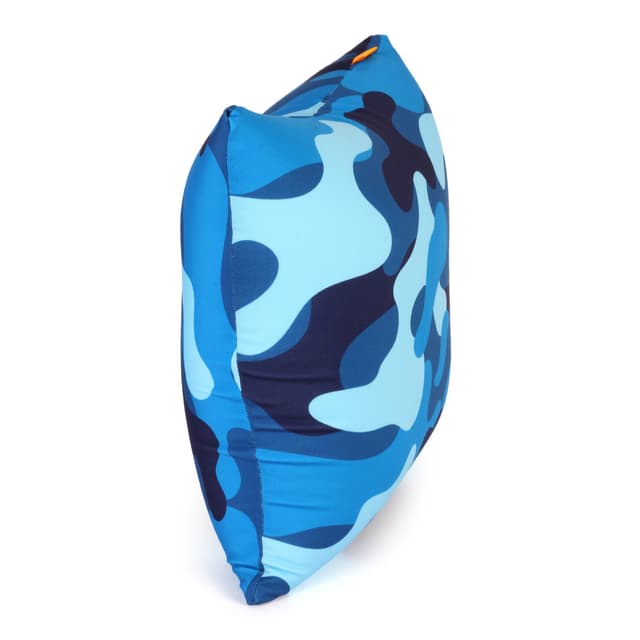 Orka Digital Printed Spandex Stretchable Fabric Microbeads Cushion (D4, Pack of 1)
