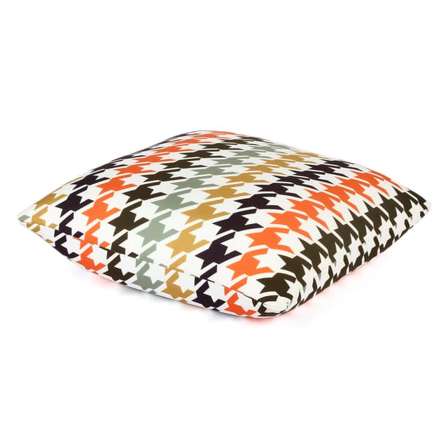Orka Digital Printed Spandex Stretchable Fabric Microbeads Cushion (D5, Pack of 1)