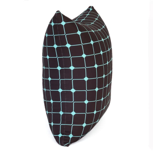 Orka Digital Printed Spandex Stretchable Fabric Microbeads Cushion (D8, Pack of 1)