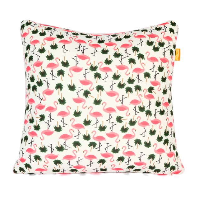 Orka Digital Printed Spandex Stretchable Fabric Microbeads Cushion (D11, Pack of 1)