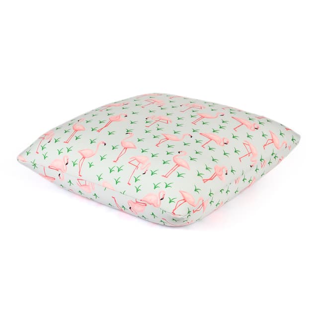 Orka Digital Printed Spandex Stretchable Fabric Microbeads Cushion (D13, Pack of 1)
