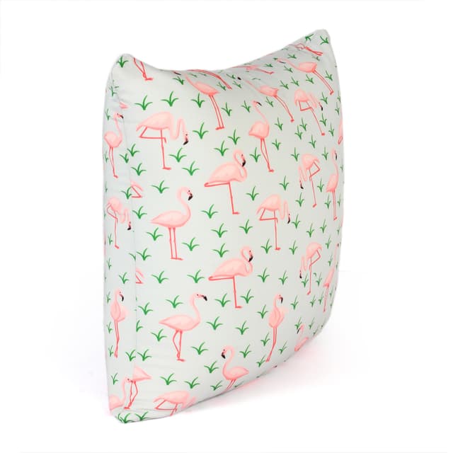 Orka Digital Printed Spandex Stretchable Fabric Microbeads Cushion (D13, Pack of 1)