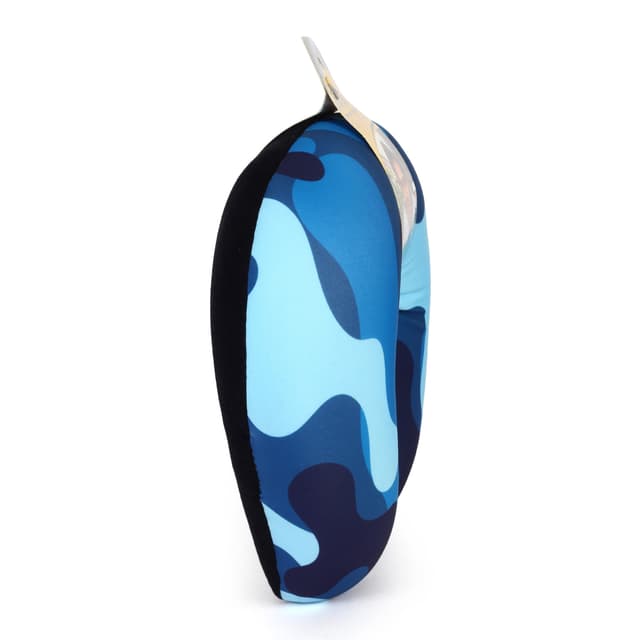 Orka Digital Printed Spandex Stretchable Fabric Microbeads U Neck Pillow (D3, Pack of 1)