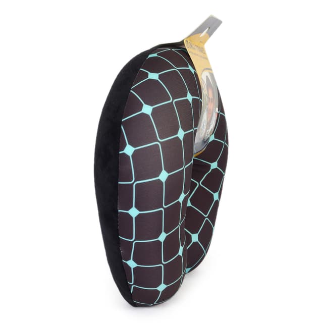 Orka Digital Printed Spandex Stretchable Fabric Microbeads U Neck Pillow (D6, Pack of 1)