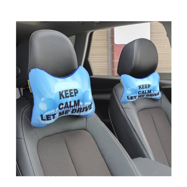 Orka Travel Digital Printed Microbeads Car Neck Pack of 2