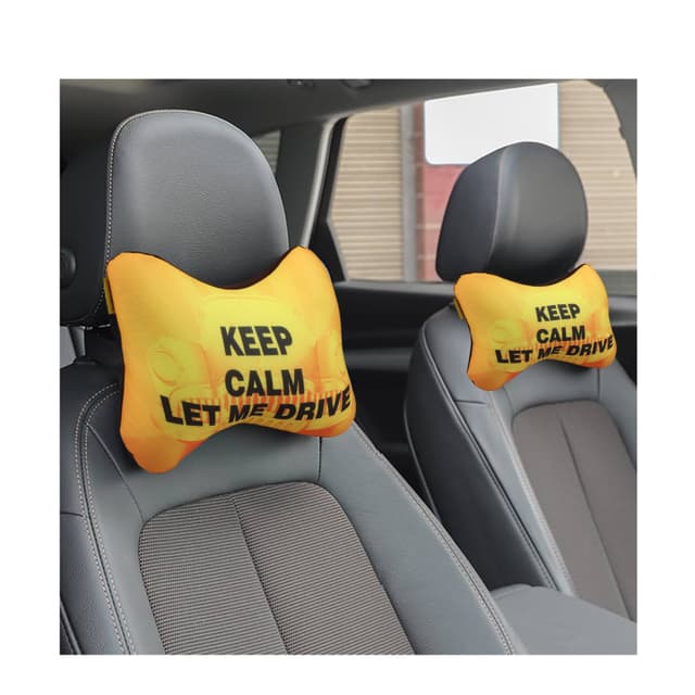 Orka Travel Digital Printed Microbeads Car Neck Pack of 2